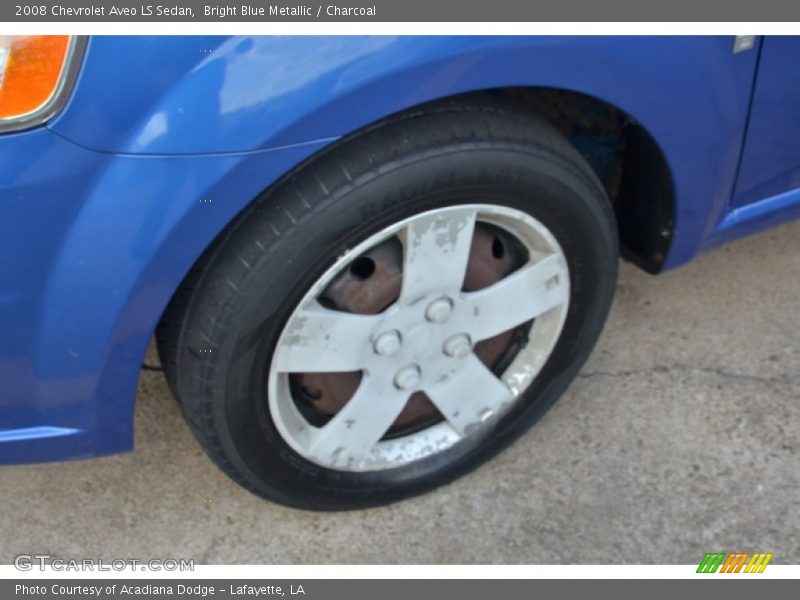 Bright Blue Metallic / Charcoal 2008 Chevrolet Aveo LS Sedan
