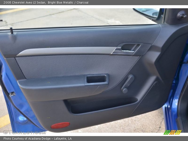 Bright Blue Metallic / Charcoal 2008 Chevrolet Aveo LS Sedan