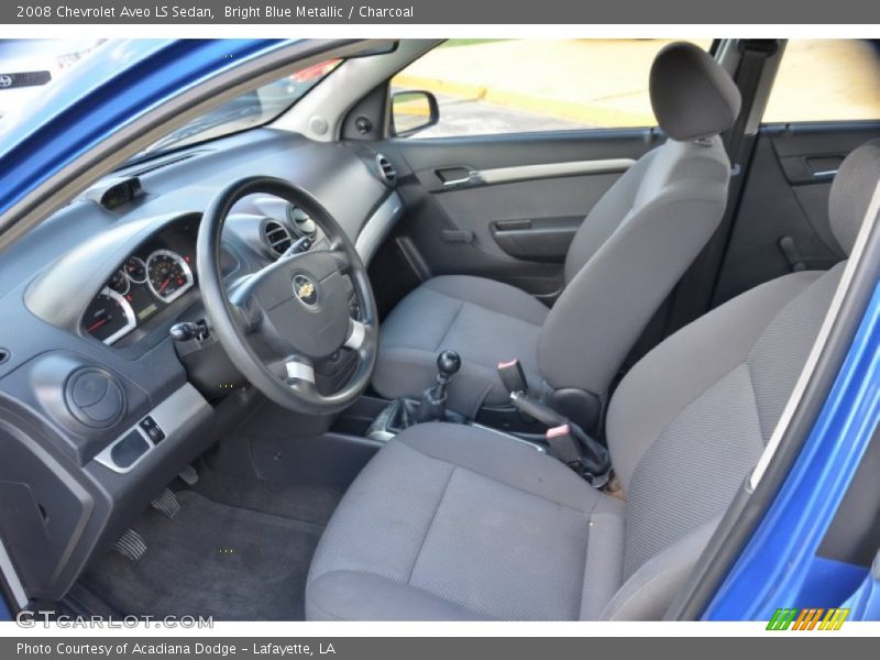 Bright Blue Metallic / Charcoal 2008 Chevrolet Aveo LS Sedan