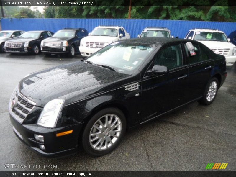 Black Raven / Ebony 2009 Cadillac STS 4 V6 AWD