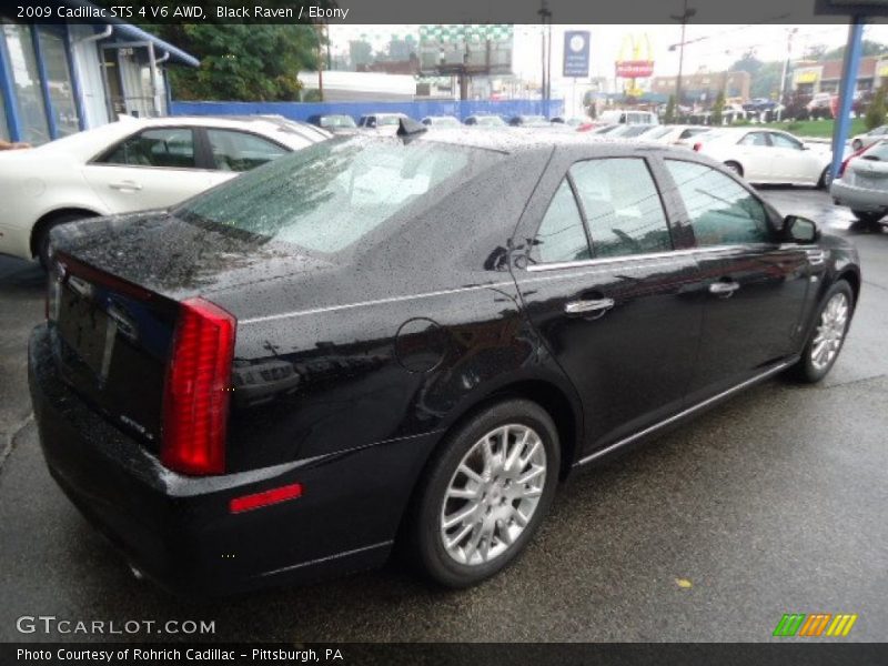 Black Raven / Ebony 2009 Cadillac STS 4 V6 AWD