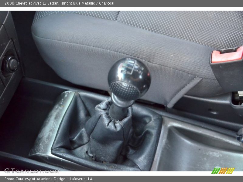 Bright Blue Metallic / Charcoal 2008 Chevrolet Aveo LS Sedan