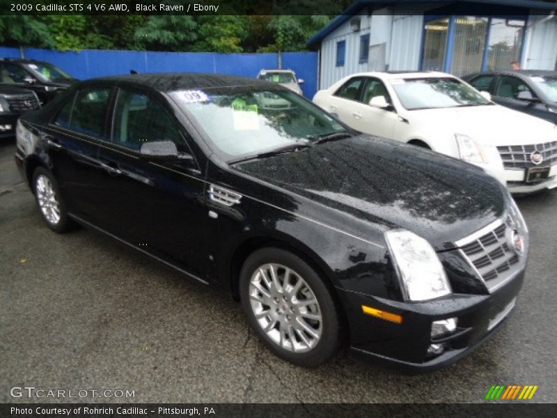 Black Raven / Ebony 2009 Cadillac STS 4 V6 AWD
