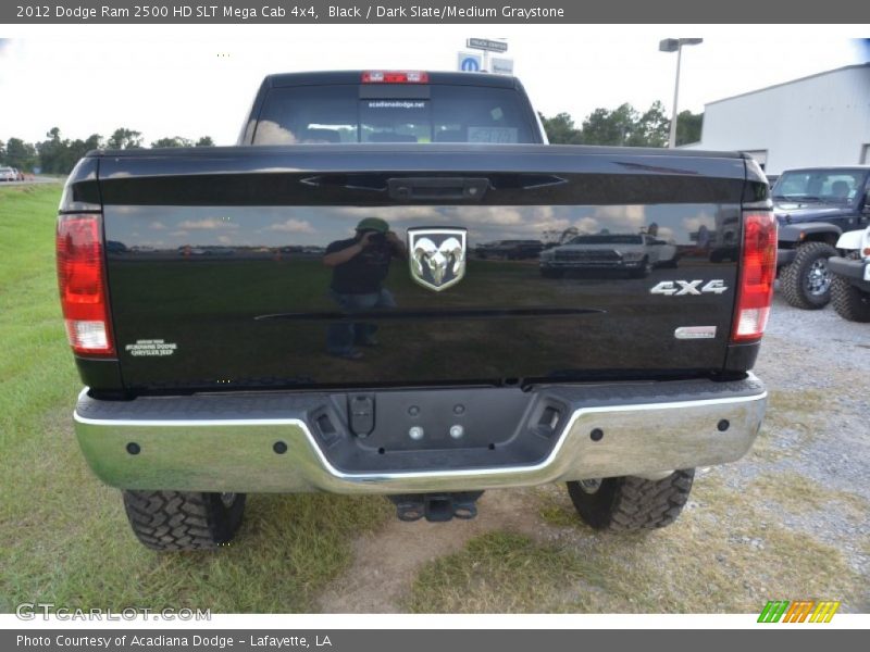 Black / Dark Slate/Medium Graystone 2012 Dodge Ram 2500 HD SLT Mega Cab 4x4