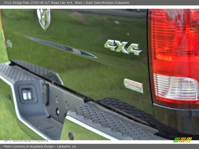 Black / Dark Slate/Medium Graystone 2012 Dodge Ram 2500 HD SLT Mega Cab 4x4