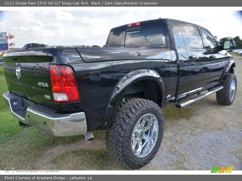 Black / Dark Slate/Medium Graystone 2012 Dodge Ram 2500 HD SLT Mega Cab 4x4