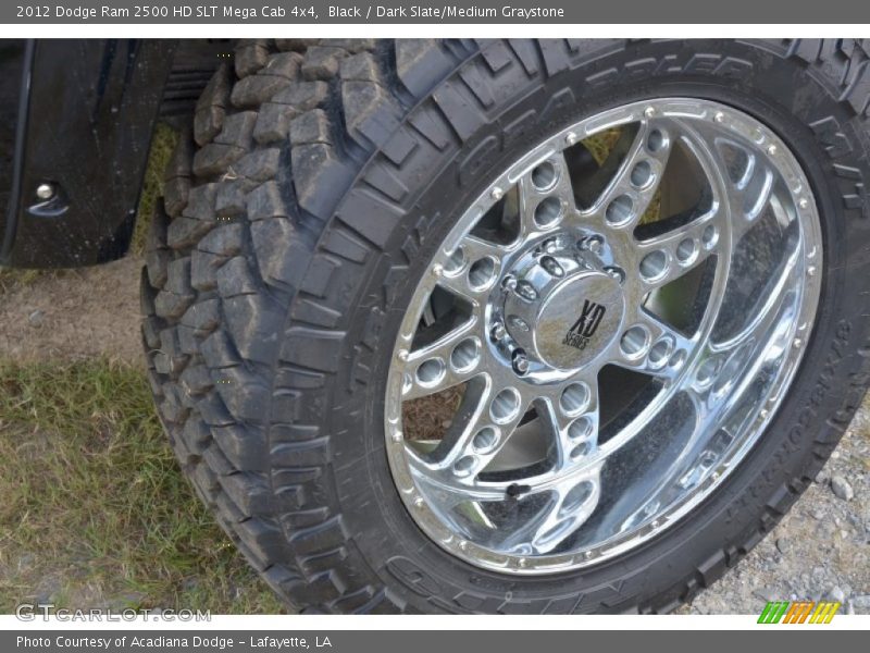 Black / Dark Slate/Medium Graystone 2012 Dodge Ram 2500 HD SLT Mega Cab 4x4
