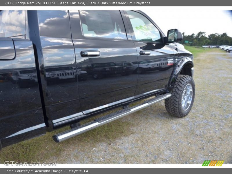 Black / Dark Slate/Medium Graystone 2012 Dodge Ram 2500 HD SLT Mega Cab 4x4