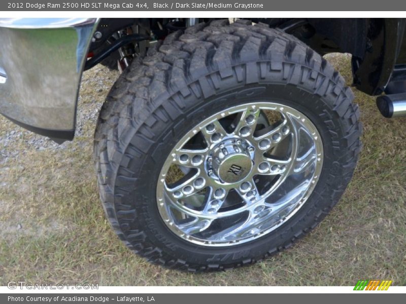 Black / Dark Slate/Medium Graystone 2012 Dodge Ram 2500 HD SLT Mega Cab 4x4