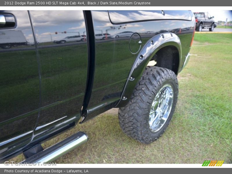 Black / Dark Slate/Medium Graystone 2012 Dodge Ram 2500 HD SLT Mega Cab 4x4