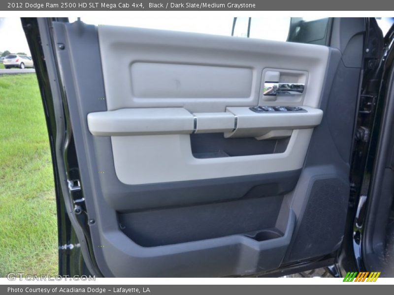 Black / Dark Slate/Medium Graystone 2012 Dodge Ram 2500 HD SLT Mega Cab 4x4