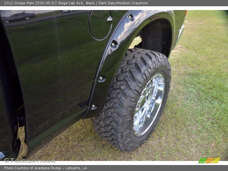 Black / Dark Slate/Medium Graystone 2012 Dodge Ram 2500 HD SLT Mega Cab 4x4