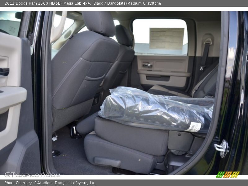 Black / Dark Slate/Medium Graystone 2012 Dodge Ram 2500 HD SLT Mega Cab 4x4