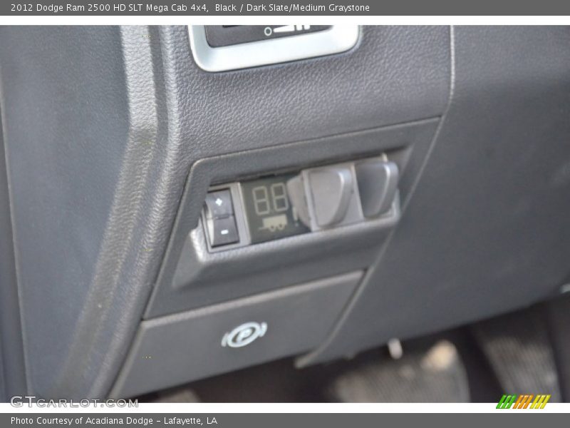 Black / Dark Slate/Medium Graystone 2012 Dodge Ram 2500 HD SLT Mega Cab 4x4