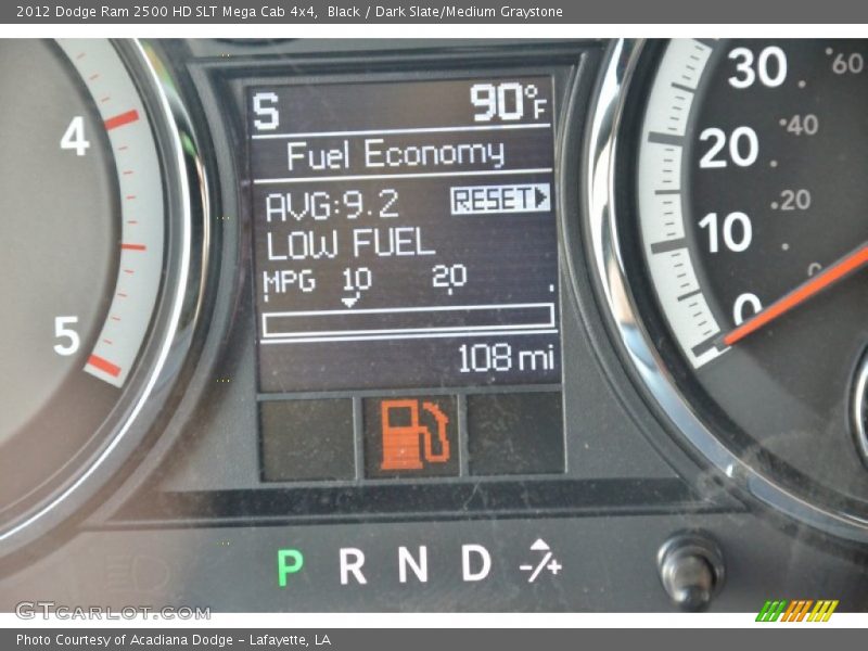 Black / Dark Slate/Medium Graystone 2012 Dodge Ram 2500 HD SLT Mega Cab 4x4