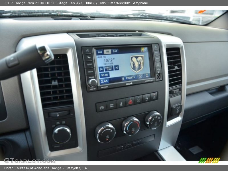 Black / Dark Slate/Medium Graystone 2012 Dodge Ram 2500 HD SLT Mega Cab 4x4