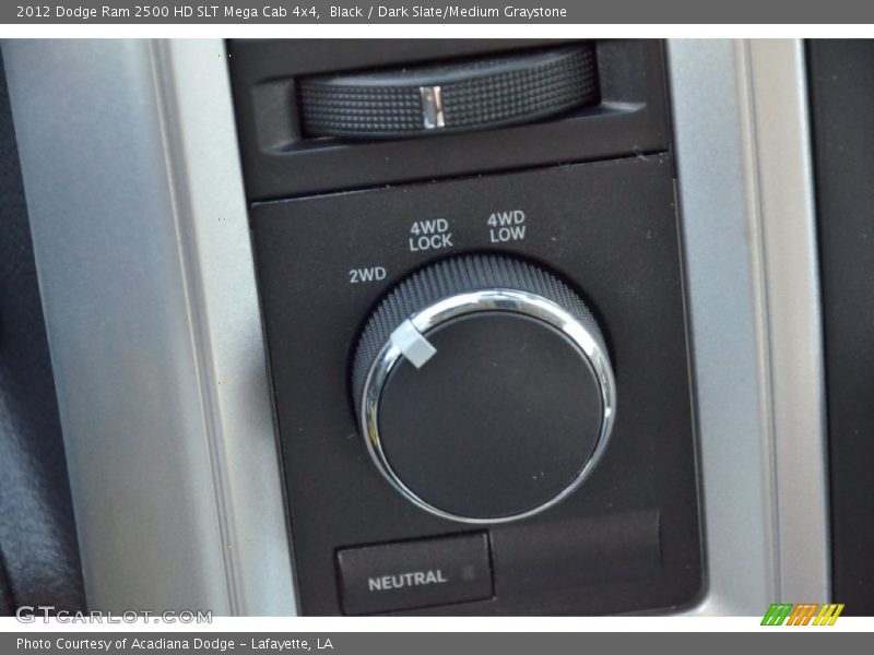 Black / Dark Slate/Medium Graystone 2012 Dodge Ram 2500 HD SLT Mega Cab 4x4