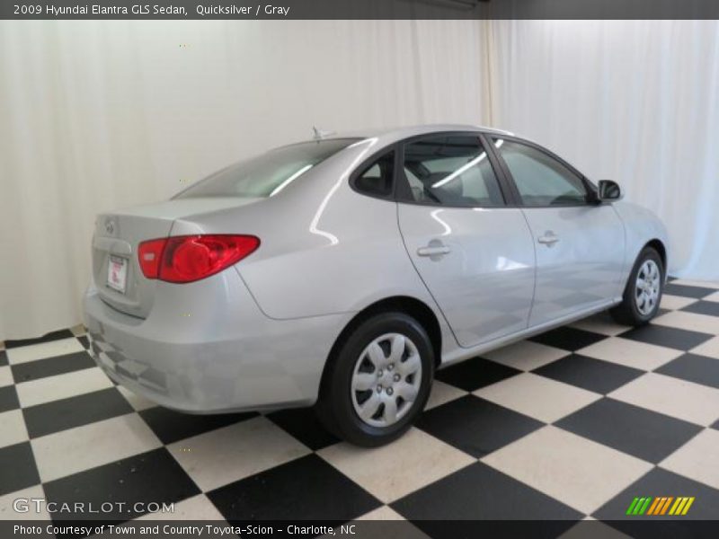 Quicksilver / Gray 2009 Hyundai Elantra GLS Sedan