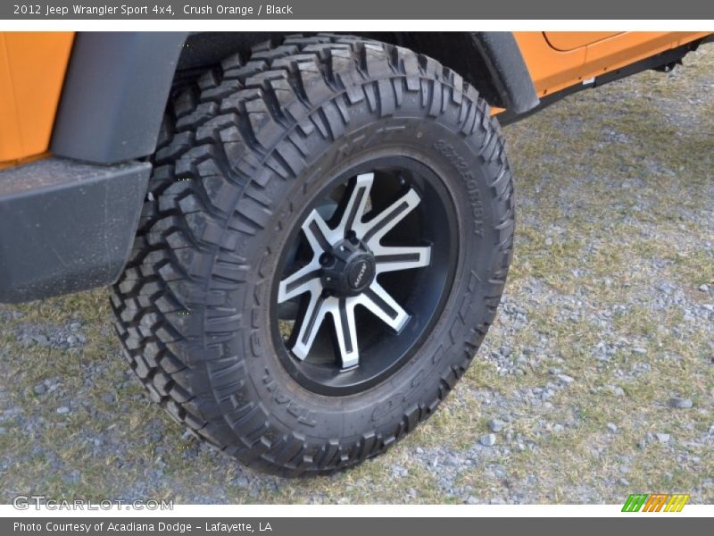 Crush Orange / Black 2012 Jeep Wrangler Sport 4x4