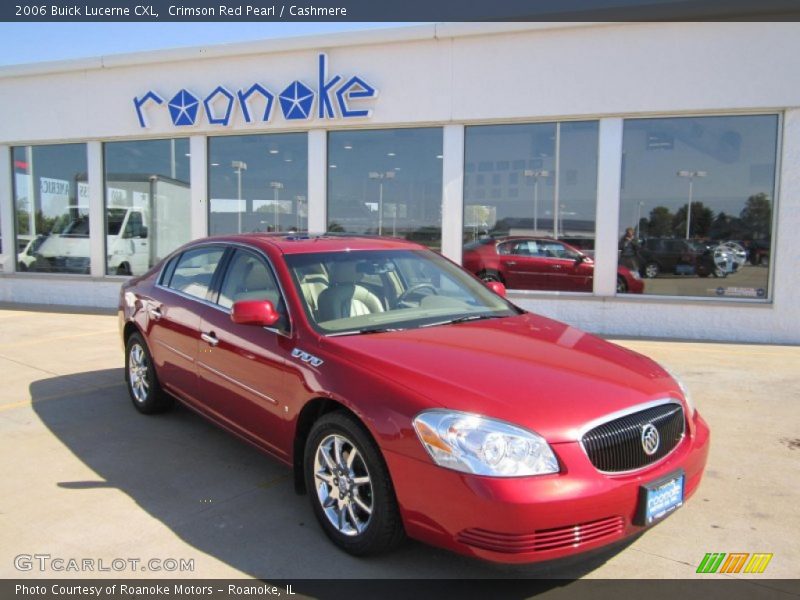 Crimson Red Pearl / Cashmere 2006 Buick Lucerne CXL