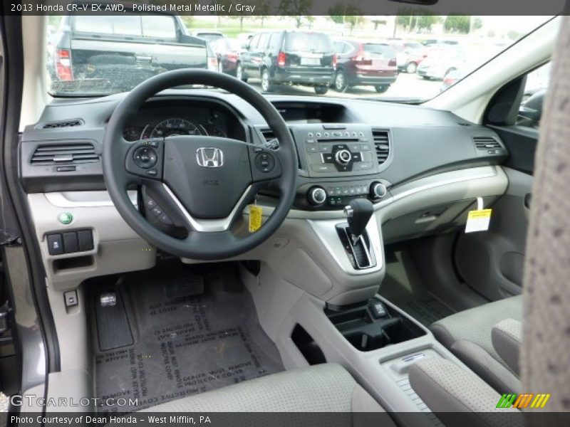 Polished Metal Metallic / Gray 2013 Honda CR-V EX AWD