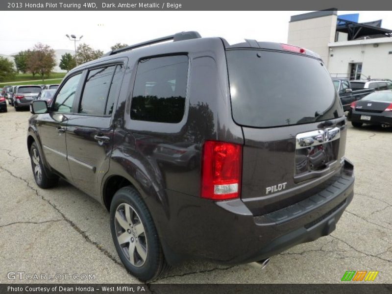  2013 Pilot Touring 4WD Dark Amber Metallic
