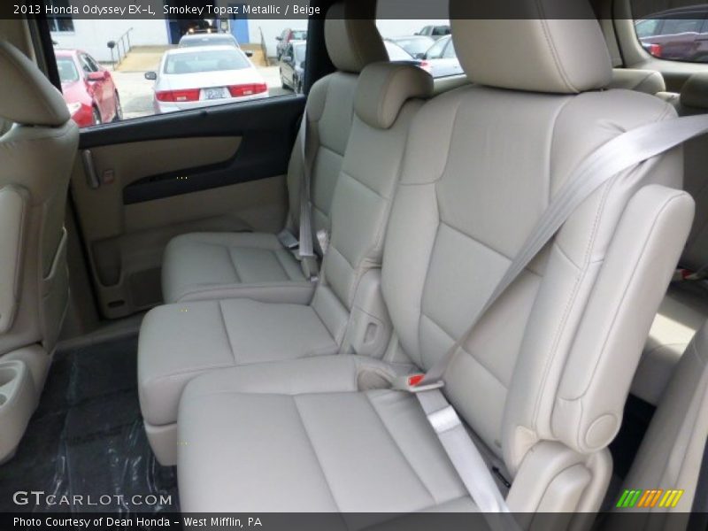 Rear Seat of 2013 Odyssey EX-L