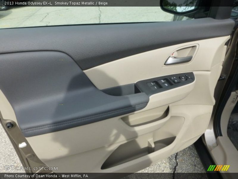Smokey Topaz Metallic / Beige 2013 Honda Odyssey EX-L