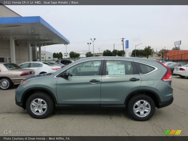 Opal Sage Metallic / Black 2012 Honda CR-V LX 4WD