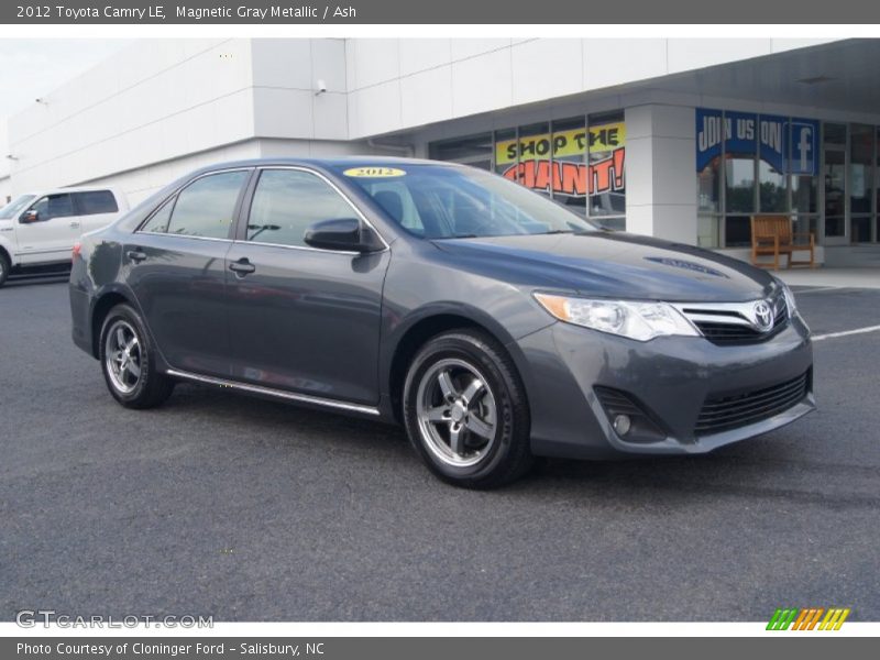 Magnetic Gray Metallic / Ash 2012 Toyota Camry LE