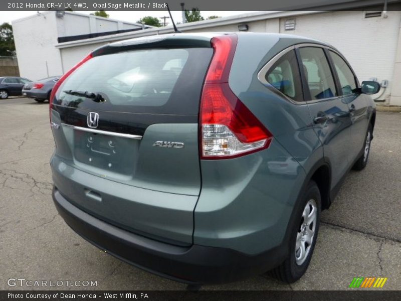 Opal Sage Metallic / Black 2012 Honda CR-V LX 4WD