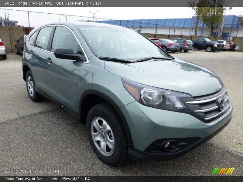 Opal Sage Metallic / Black 2012 Honda CR-V LX 4WD