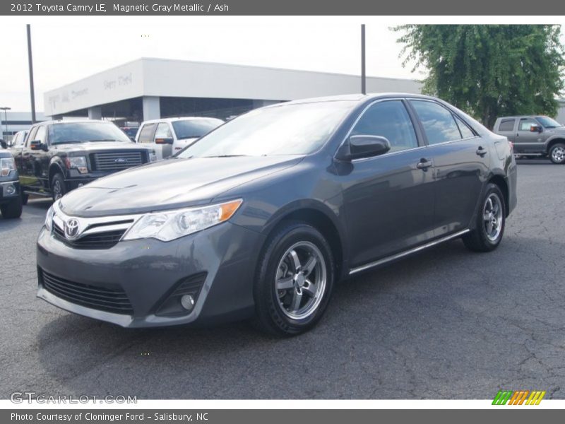 Magnetic Gray Metallic / Ash 2012 Toyota Camry LE