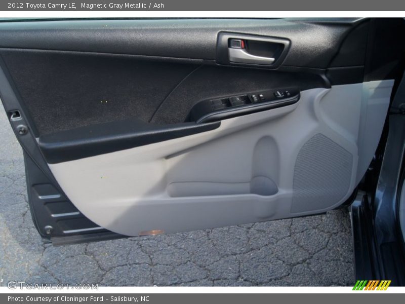 Magnetic Gray Metallic / Ash 2012 Toyota Camry LE