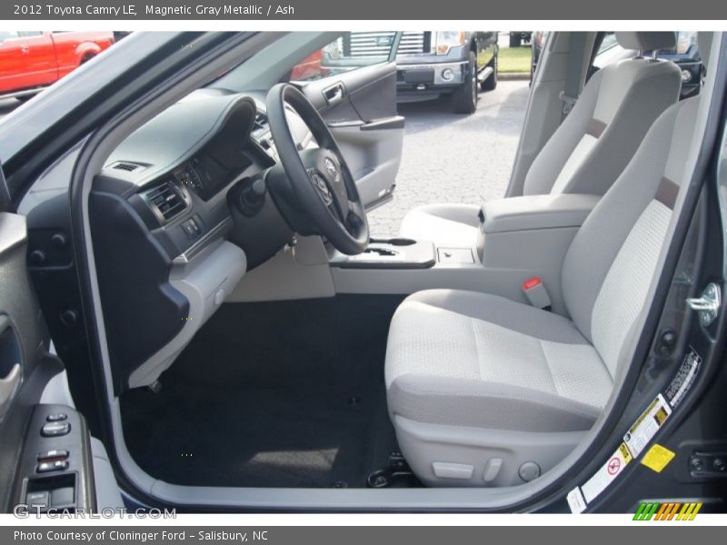Magnetic Gray Metallic / Ash 2012 Toyota Camry LE