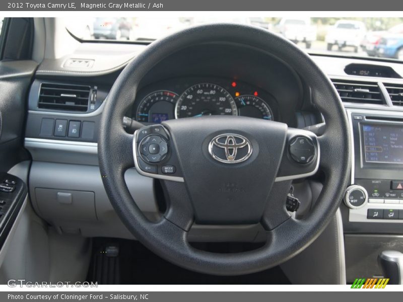 Magnetic Gray Metallic / Ash 2012 Toyota Camry LE
