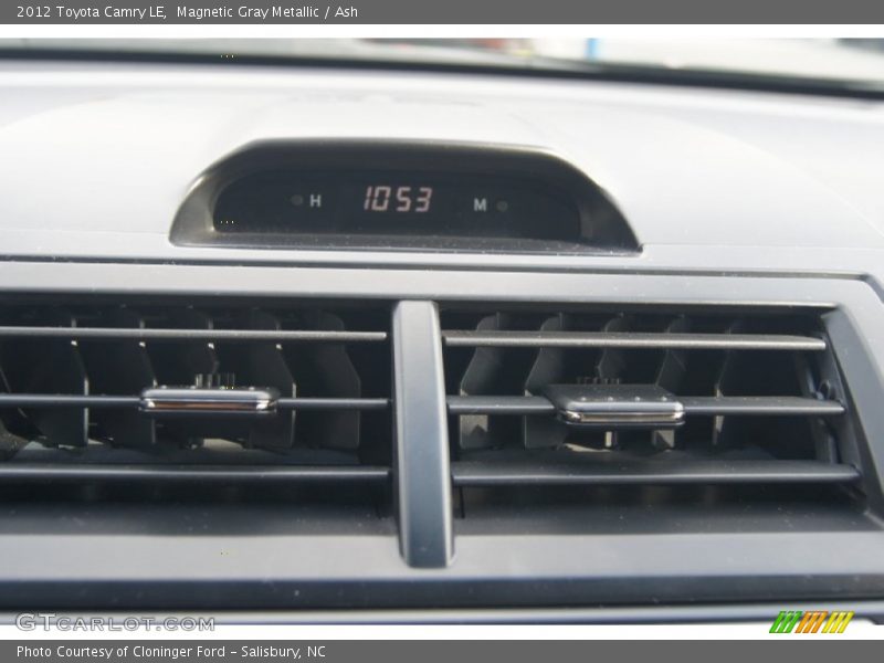 Magnetic Gray Metallic / Ash 2012 Toyota Camry LE