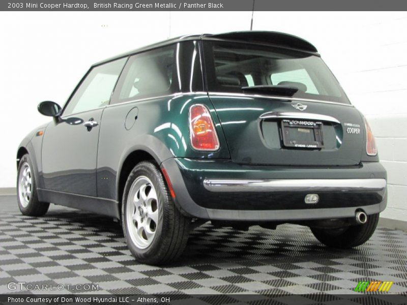 British Racing Green Metallic / Panther Black 2003 Mini Cooper Hardtop