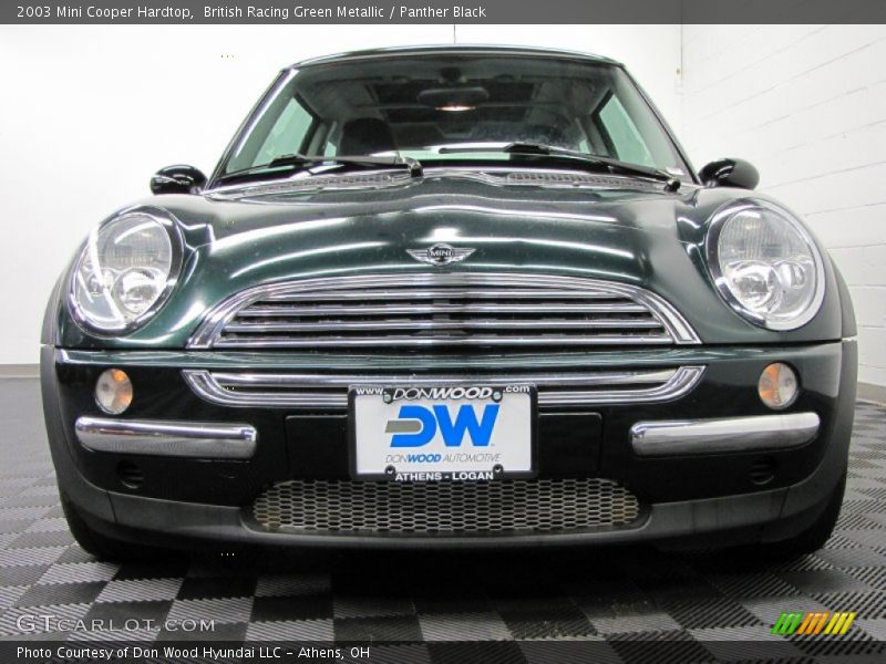 British Racing Green Metallic / Panther Black 2003 Mini Cooper Hardtop