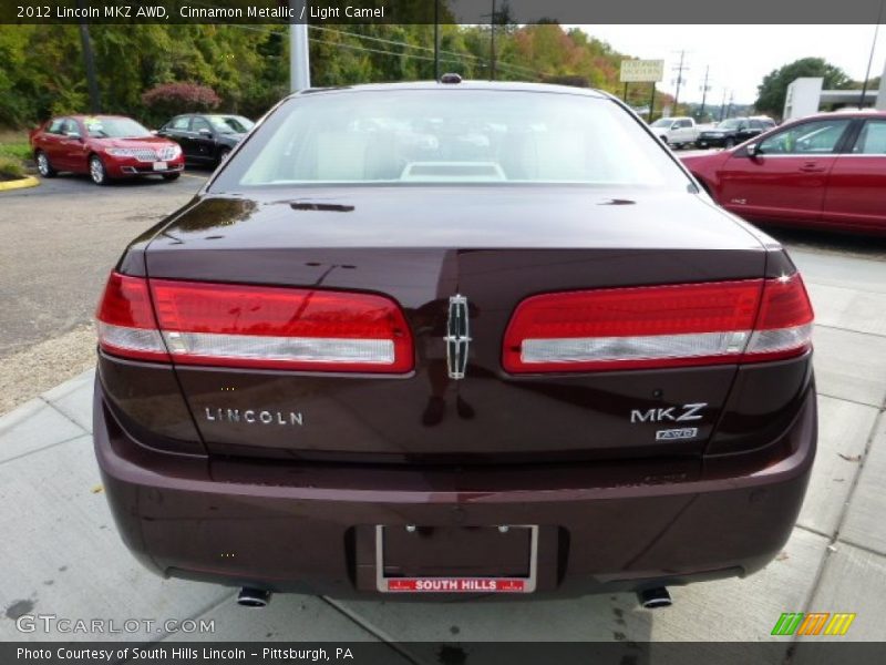 Cinnamon Metallic / Light Camel 2012 Lincoln MKZ AWD