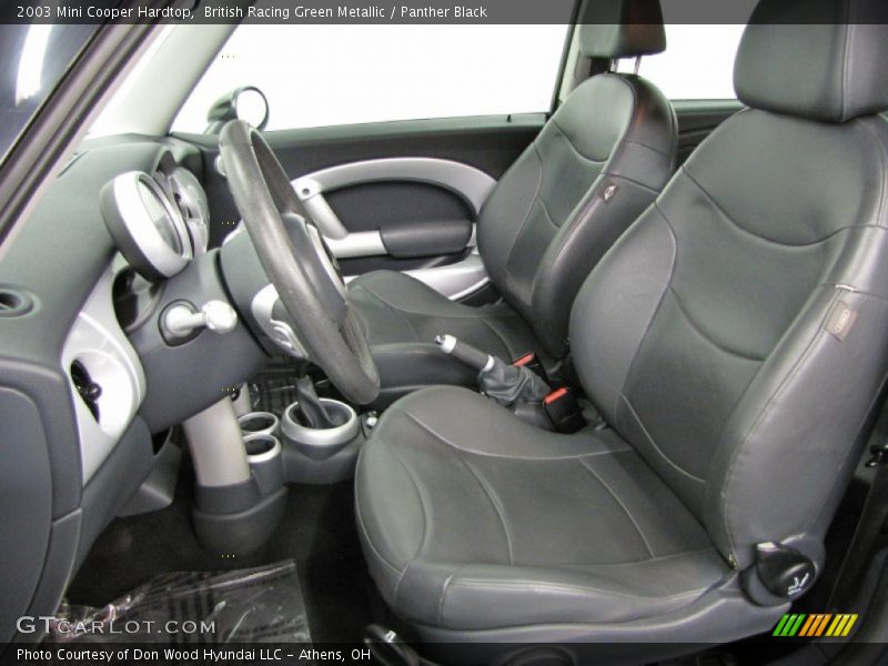British Racing Green Metallic / Panther Black 2003 Mini Cooper Hardtop