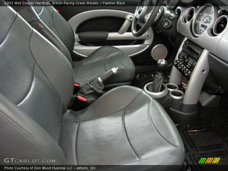 British Racing Green Metallic / Panther Black 2003 Mini Cooper Hardtop