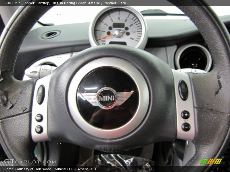British Racing Green Metallic / Panther Black 2003 Mini Cooper Hardtop