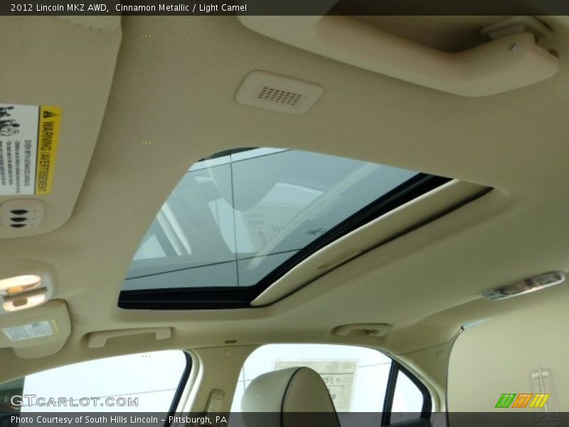 Cinnamon Metallic / Light Camel 2012 Lincoln MKZ AWD