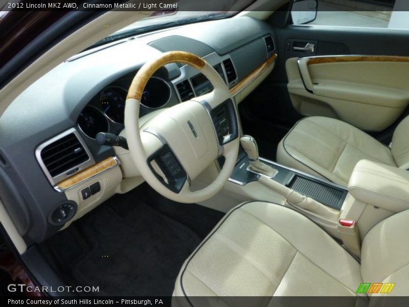 Cinnamon Metallic / Light Camel 2012 Lincoln MKZ AWD