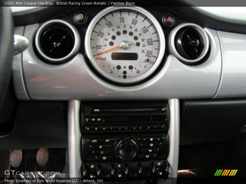 British Racing Green Metallic / Panther Black 2003 Mini Cooper Hardtop