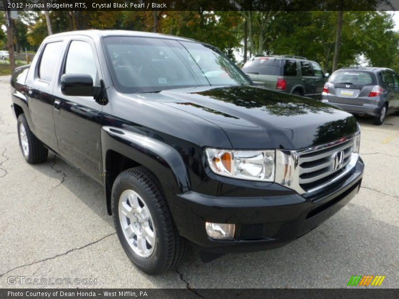 Crystal Black Pearl / Black 2012 Honda Ridgeline RTS