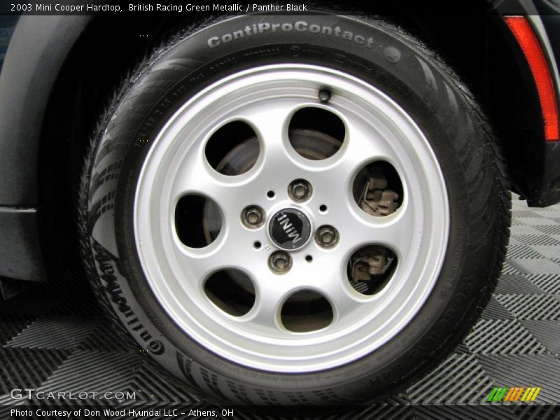 British Racing Green Metallic / Panther Black 2003 Mini Cooper Hardtop