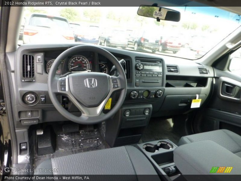 Crystal Black Pearl / Black 2012 Honda Ridgeline RTS