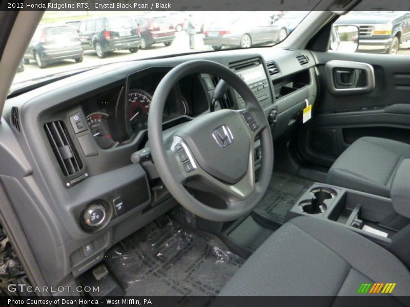 Crystal Black Pearl / Black 2012 Honda Ridgeline RTS
